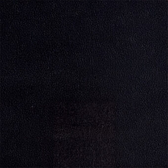 Black leather texture sample, granular matte finish, consistent dense weave, subtle tonal variations, egoitaliano carezza 207.